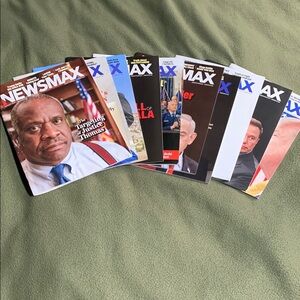10 Newsmax Magazines.  January 2024 to October 2024.